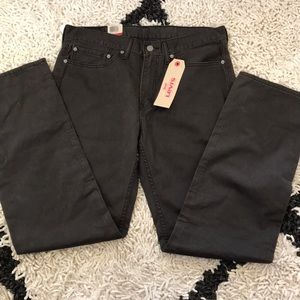 Levi’s 514 Straight Men’s Jeans Gray 34 x 32 NWT